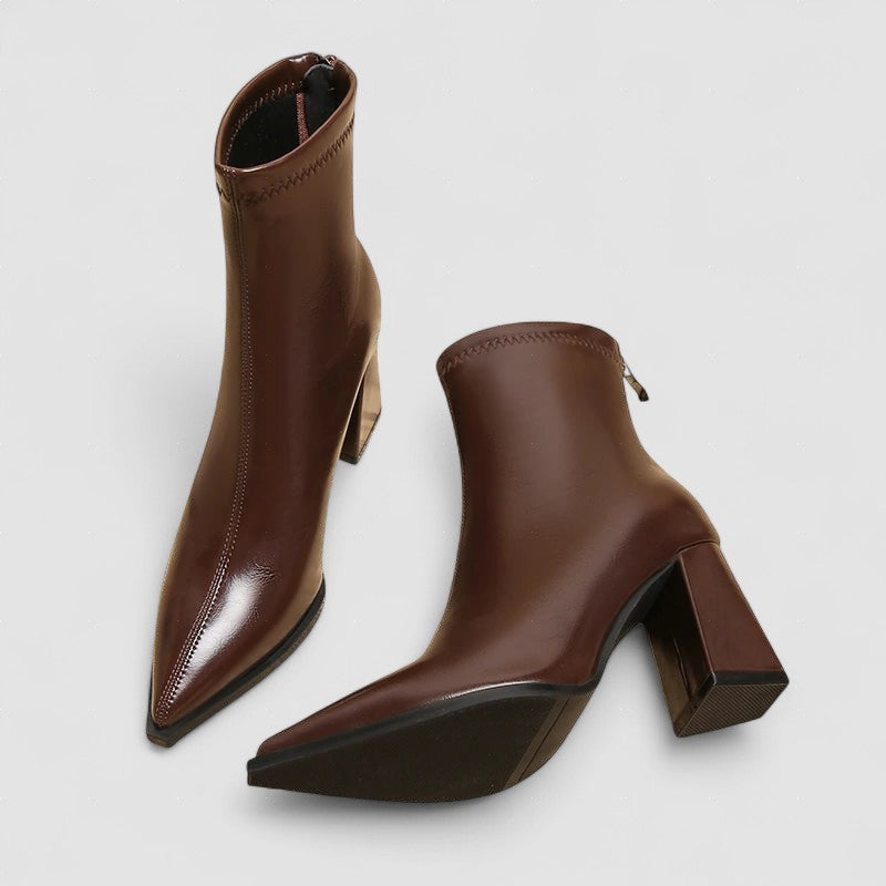 Eileen - Chic Pointed Toe Boots - Charlotte & Willow
