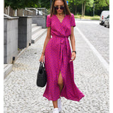 Maëlle - Midi Dress with Floral Print