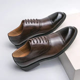 Justine - Classic Leather Brogue Footwear
