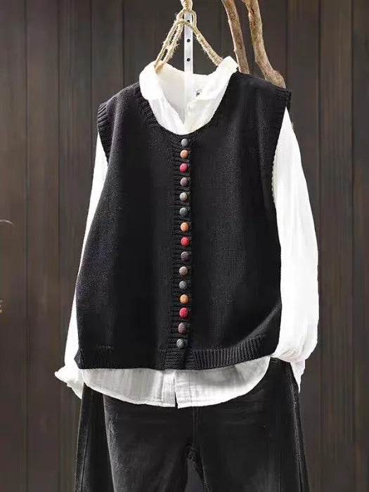 Maëva - Gilet Élégant Tricot