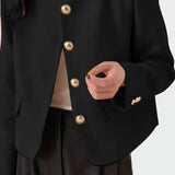 Sarah - Chic Golden Blazer