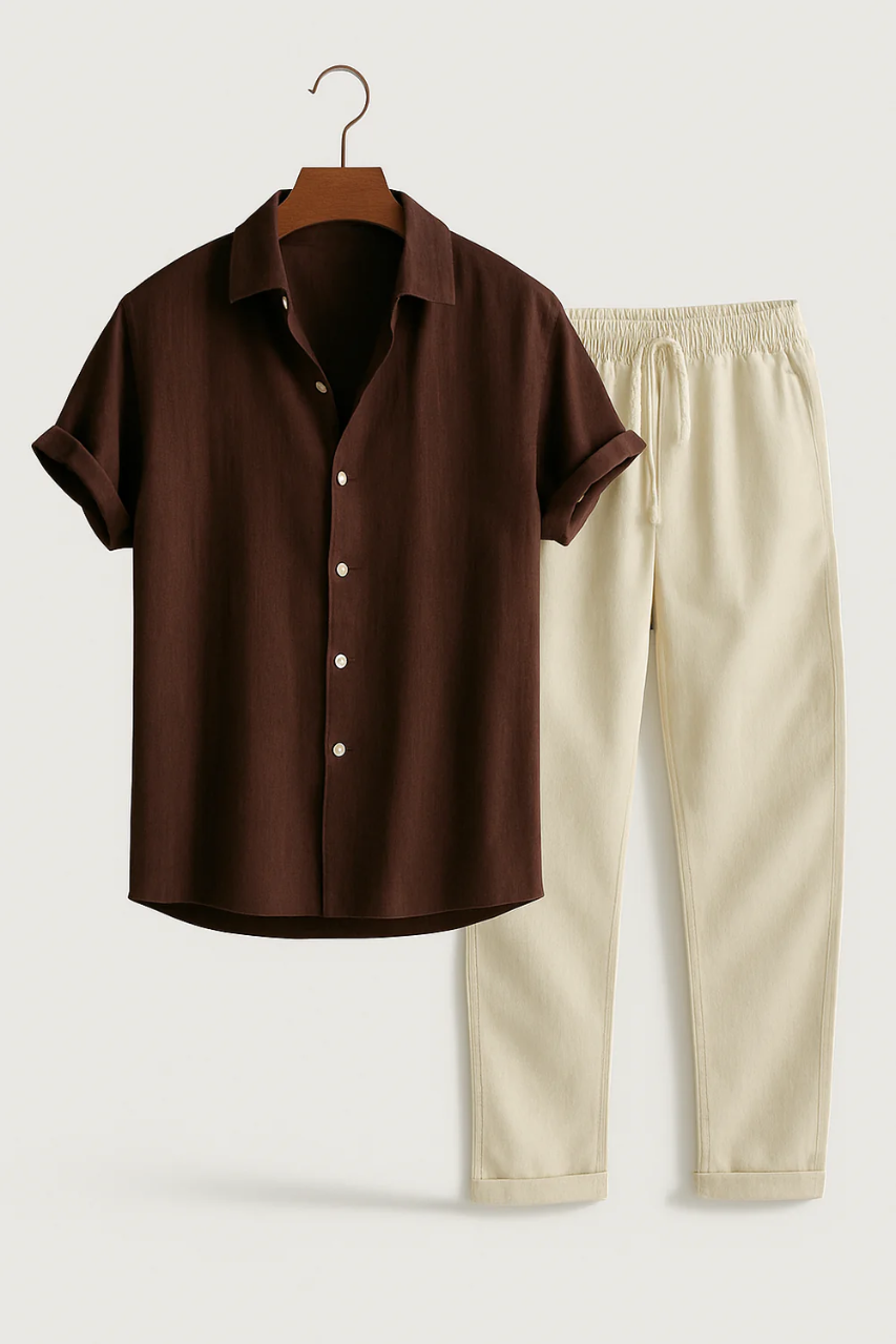 Élodie - Ensemble Chemise Pantalon
