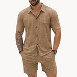 Anaïs - Coordinated Shirt and Shorts Ensemble