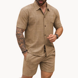 Anaïs - Coordinated Shirt and Shorts Ensemble