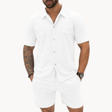 Anaïs - Coordinated Shirt and Shorts Ensemble