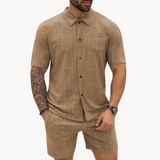 Anaïs - Coordinated Shirt and Shorts Ensemble