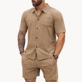 Anaïs - Coordinated Shirt and Shorts Ensemble