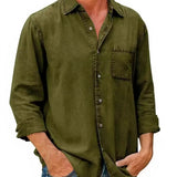 Justine - Extended Length Denim Shirt