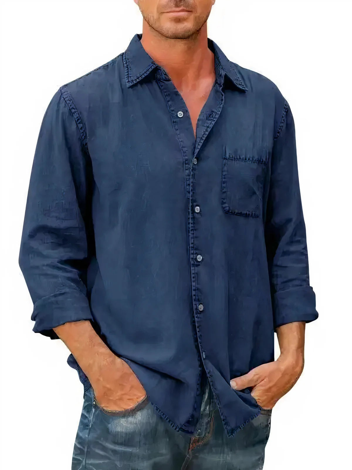 Justine - Chemise Denim Longue