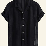 Anaïs - Striped Top with Ribbed Collar