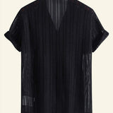 Anaïs - Striped Top with Ribbed Collar