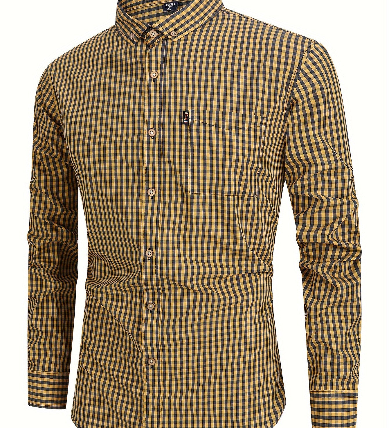 Aidan - Cozy Checkered Button-Up - Charlotte & Willow, product photo 8