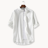 Élodie - Mandarin Collar Blouse