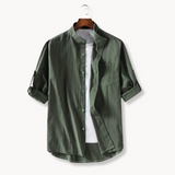 Élodie - Mandarin Collar Blouse