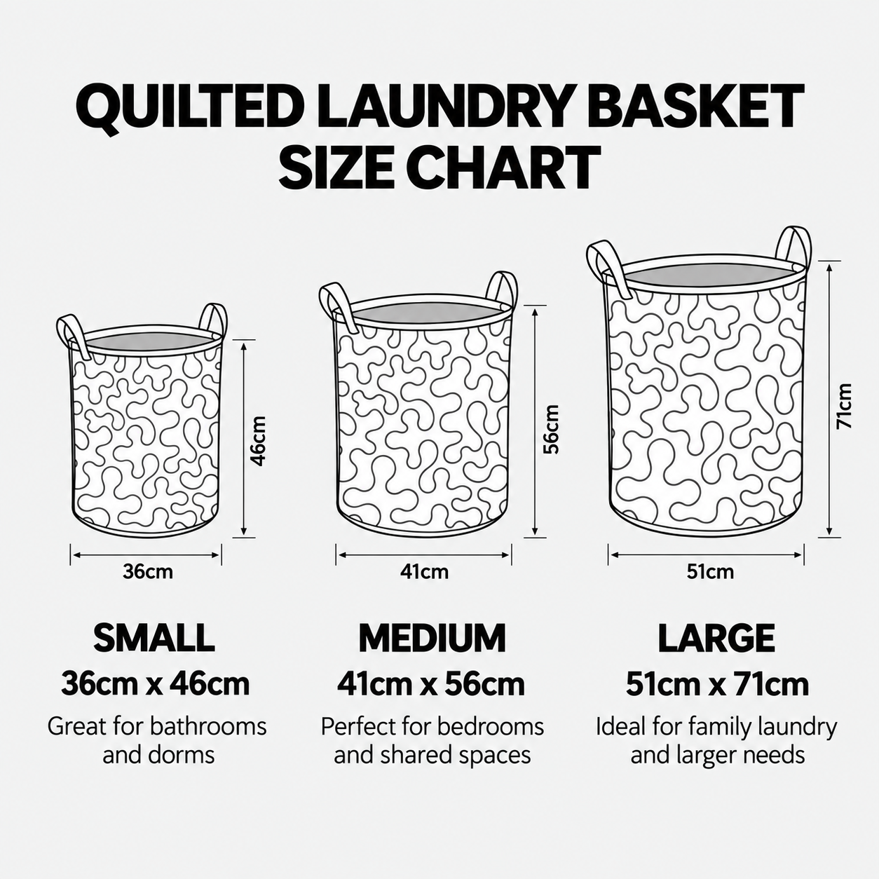 Laundry Basket Size Chart