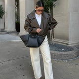 Inès - Eco-Friendly Vegan Leather Handbag