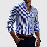Lucie - Striped Overshirt Jacket