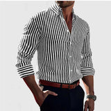 Lucie - Striped Overshirt Jacket