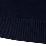 Céline - Striped Sweater with Mid-Length Opening