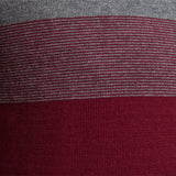 Céline - Striped Sweater with Mid-Length Opening