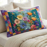 Soft Petal Dream Quilted Cushion Cover