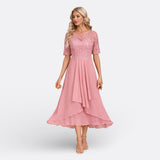 Inès - Lace Midi Dress