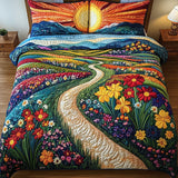 3-Piece Quilted Bed Set - Sunshine Glow