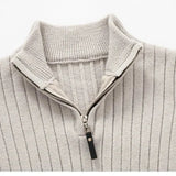 Céline - Chic Half-Zip Knit Sweater