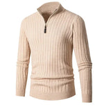 Céline - Chic Half-Zip Knit Sweater