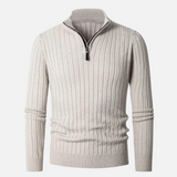 Céline - Chic Half-Zip Knit Sweater