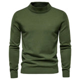Élodie - Chic High Neck Knit Sweater