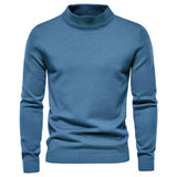 Élodie - Chic High Neck Knit Sweater
