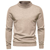 Élodie - Chic High Neck Knit Sweater