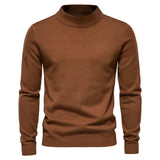 Élodie - Chic High Neck Knit Sweater