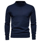 Élodie - Chic High Neck Knit Sweater