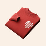 Valentine's Day Fitted Cozy Sweater