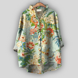 Aoibhinn - Floral Print Ruffled Tunic