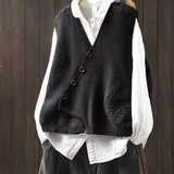 Justine - Off-Center Knit Cardigan