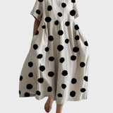Inès - Chic Polka Dot Dress