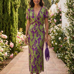 Brighid Botanical Print Dress - Charlotte & Willow