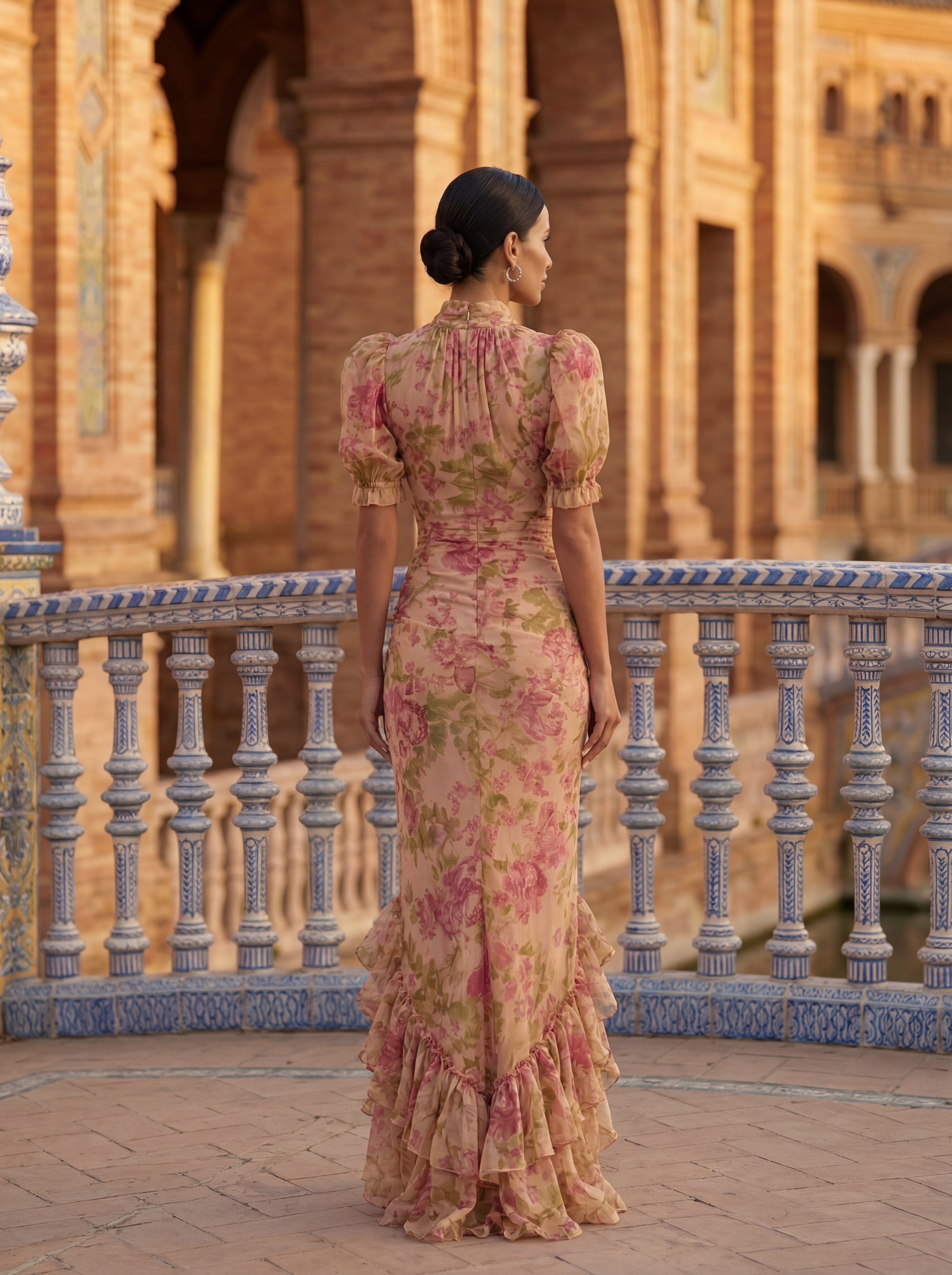Grainne Floral Dress - Charlotte & Willow, front view