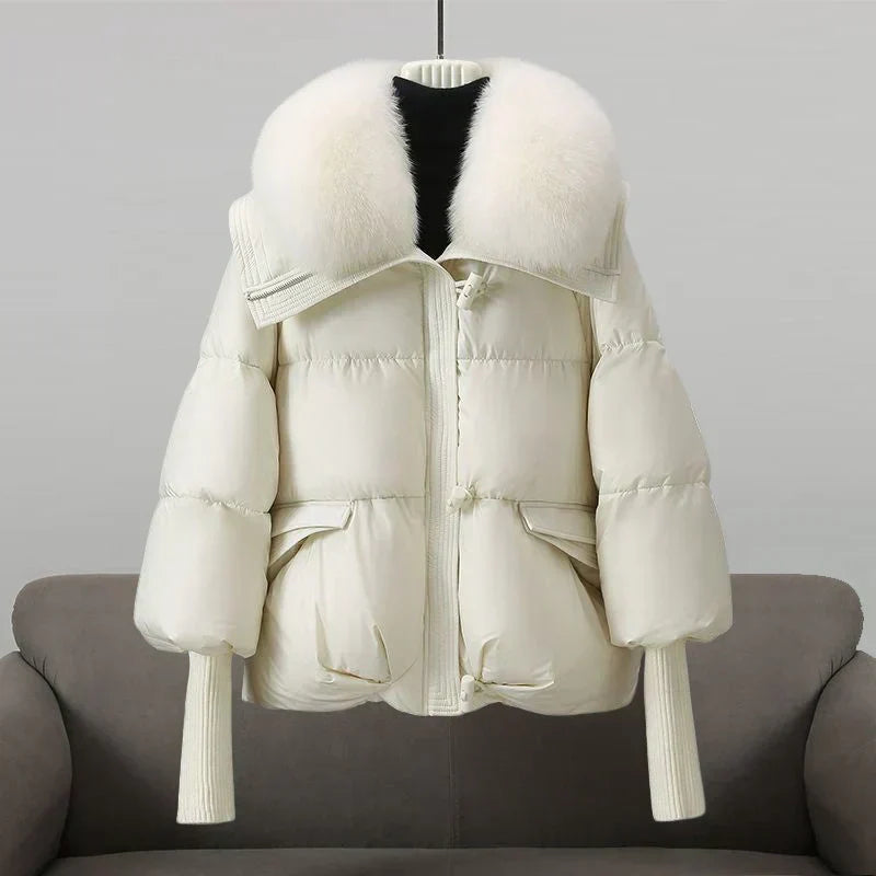 Anaïs - Chic Faux Fur Coat - Charlotte & Willow, styled look