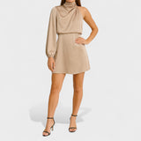 Amélie - Elegant Asymmetrical Satin Gown