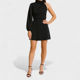 Amélie - Elegant Asymmetrical Satin Gown