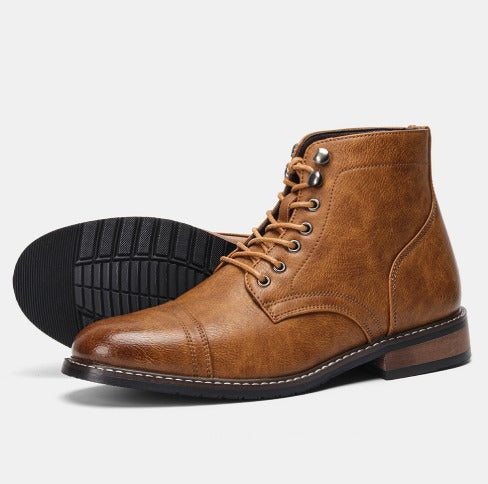 Cian Classic Vintage Derby Boots - Charlotte & Willow, styled look