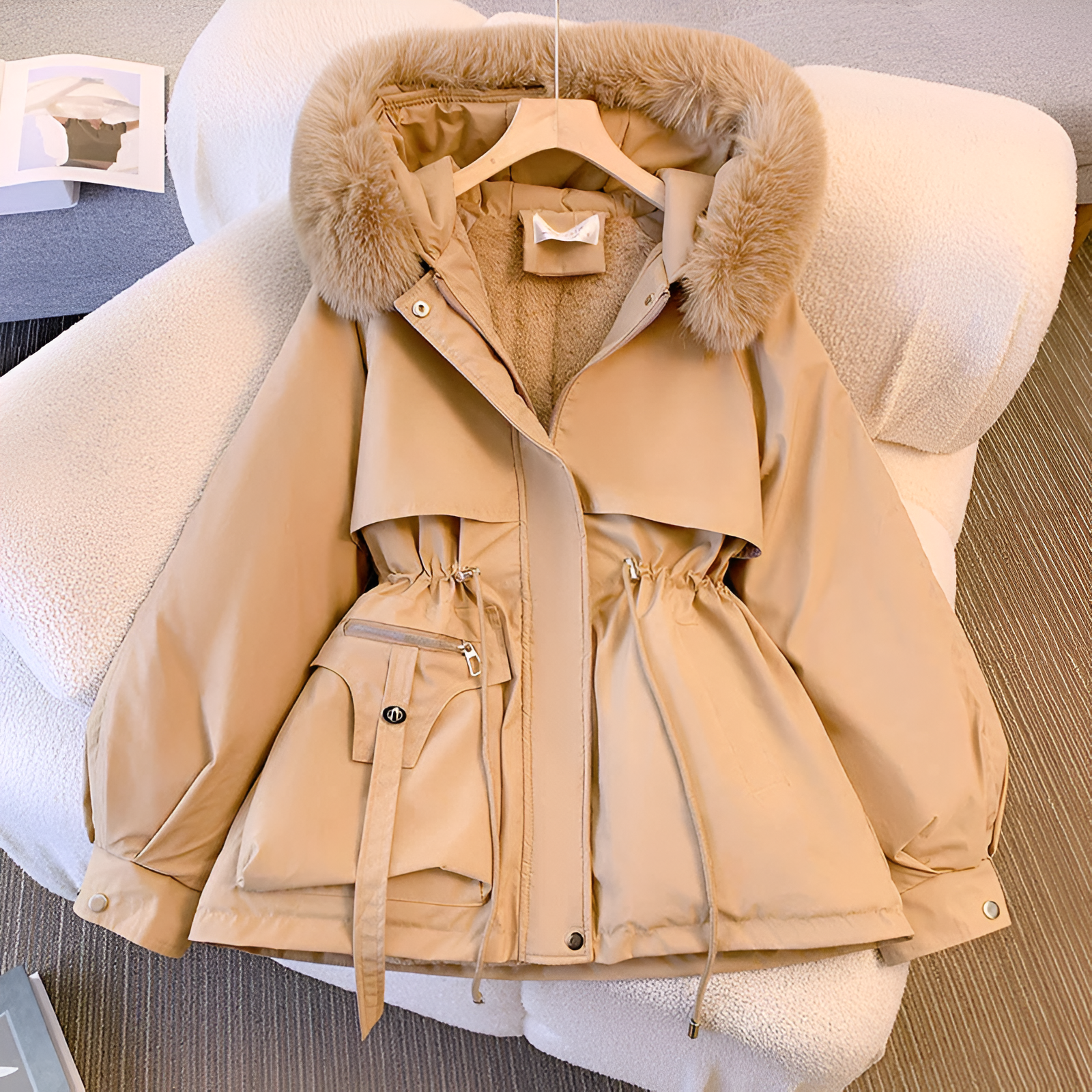 Anaïs - Chic Winter Overcoat - Charlotte & Willow, product photo 6