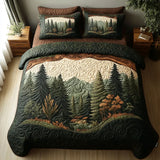Forest Walk 3-Piece Quilted Bedding Set