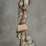 Ailbhe Green Asymmetrical Dress - Charlotte & Willow, detail