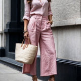 Nelle™ Elegant Shirt & Capri Set
