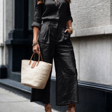 Nelle™ Elegant Shirt & Capri Set
